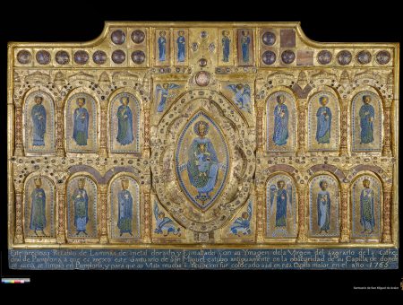 El sábado 29 de septiembre, visita guiada dirigida por Lourdes San José sobre el frontal de San Miguel de Excelsis