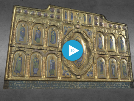Fotogrametría 3D para el escaneado de alta precisión del retablo esmaltado de Santa María